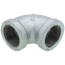 3/4" Galvanized Malleable 90-Degree Elbow