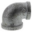 1" x 3/4" Galvanized Malleable Reducing Elbow