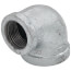 1" x 3/4" Galvanized Malleable Reducing Elbow