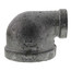 1-1/4" x 1/2" Galvanized Malleable Reducing Elbow