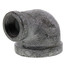1-1/4" x 1/2" Galvanized Malleable Reducing Elbow