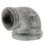 1-1/4" x 3/4" Galvanized Malleable Reducing Elbow