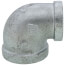 1-1/4" x 1" Galvanized Malleable Reducing Elbow