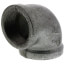 1-1/2" x 1-1/4" Galvanized Malleable Reducing Elbow