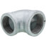 1-1/2" x 1-1/4" Galvanized Malleable Reducing Elbow