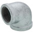 1-1/2" x 1-1/4" Galvanized Malleable Reducing Elbow
