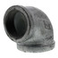 2" x 1-1/2" Galvanized Malleable Reducing Elbow