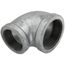 2" x 1-1/2" Galvanized Malleable Reducing Elbow