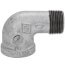 3/4" Galvanized Malleable 90-Degree Street Elbow