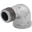 3/4" Galvanized Malleable 90-Degree Street Elbow