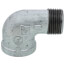 1" Galvanized Malleable 90-Degree Street Elbow