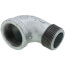 1-1/4" Galvanized Malleable 90-Degree Street Elbow