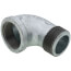 1-1/2" Galvanized Malleable 90-Degree Street Elbow