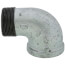 1-1/2" Galvanized Malleable 90-Degree Street Elbow