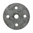 1/4" Galvanized Floor Flange w/ Holes