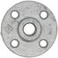 1/4" Galvanized Floor Flange w/ Holes