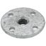 1/4" Galvanized Floor Flange w/ Holes