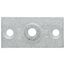 3/8" Electro-Galvanized Ceiling Plate