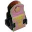 5/8" OD Electro-Galvanized Strut Cushion Clamp
