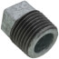 1/2" Galvanized Malleable Square Head Plug