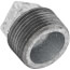 1" Galvanized Malleable Square Head Plug