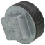 2" Galvanized Malleable Square Head Plug