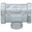 3/4" x 3/4" x 1/4" Galvanized Reducing Tee