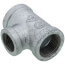 3/4" x 3/4" x 1/2" Galvanized Reducing Tee
