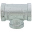 3/4" x 3/4" x 1/2" Galvanized Reducing Tee