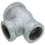 1" x 3/4" x 3/4" Galvanized Reducing Tee
