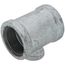 1-1/4" x 1-1/4" x 1/2" Galvanized Reducing Tee