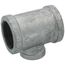 1-1/4" x 1-1/4" x 3/4" Galvanized Reducing Tee
