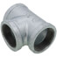 2" Galvanized Malleable Tee