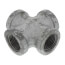 1/2" Galvanized Malleable Cross
