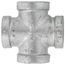 1/2" Galvanized Malleable Cross
