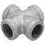 1/2" Galvanized Malleable Cross