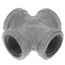 3/4" Galvanized Malleable Cross