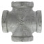 3/4" Galvanized Malleable Cross