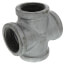 1-1/4" Galvanized Malleable Cross