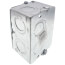 2-1/2" Deep Gangable Masonry Box w/ 1/2" & 3/4" Knockouts