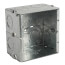 2-1/2" Deep Gangable Masonry Box w/ 1/2" & 3/4" Knockouts, 31.6 cu. in Capacity