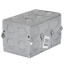 3-1/2" Deep Gangable Masonry Box w/ 1/2" & 3/4" Knockouts, 71.0 cu. in. Capacity