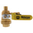 1" PEX Crimp x FNPT Union Pro-Pal Ball Valve w/ Drain & Reversible Handle (Lead Free)
