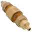 1/2" F1807 PEX Forged DZR Brass In-Line Spring Loaded Check Valve w/ Dual Union Ends (Lead Free)