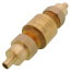 1/2" F1807 PEX Forged DZR Brass In-Line Spring Loaded Check Valve w/ Dual Union Ends (Lead Free)