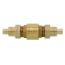 3/4" F1807 PEX Forged DZR Brass In-Line Spring Loaded Check Valve w/ Dual Union Ends (Lead Free)