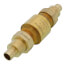 3/4" F1807 PEX Forged DZR Brass In-Line Spring Loaded Check Valve w/ Dual Union Ends (Lead Free)