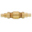 1" F1807 PEX Forged DZR Brass In-Line Spring Loaded Check Valve w/ Dual Union Ends (Lead Free)
