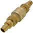 3/4" F1960 PEX Forged DZR Brass In-Line Spring Loaded Check Valve w/ Dual Union Ends (Lead Free)