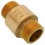 1-1/2" G-Thread Forged DZR Brass In-Line Spring Loaded Check Valve Body (Lead Free)